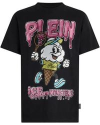 Philipp Plein - Tennis Ice Cream Round Neck T-Shirt - Lyst