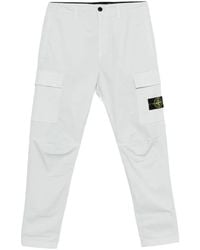 Stone Island - Cargo Logo-Patch Trousers - Lyst