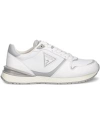 Guess - Island Logo-Plaque Sneakers - Lyst
