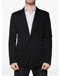 Dolce & Gabbana - Embroidered Single-Breasted Blazer - Lyst