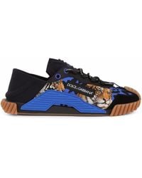 Dolce & Gabbana - Leopard-print Ns1 Sneakers - Lyst