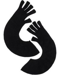 Homme Plissé Issey Miyake - Ribbed Gloves - Lyst