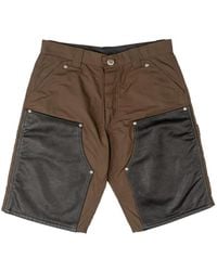 Chrome Hearts - Short À Empiècements En Cuir - Lyst
