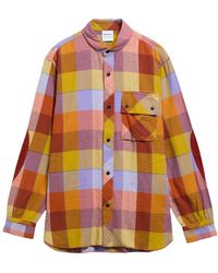Barbour - X Norbit Checked Elbow-Patch Shirt - Lyst