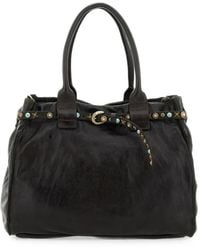 Campomaggi - Rossella Studded Leather Tote Bag - Lyst