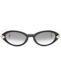 Cartier - Zonnebril Met Cat-Eye Montuur - Lyst