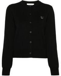 Maison Kitsuné - Bold Fox カーディガン - Lyst
