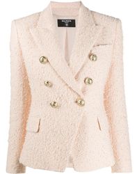 Balmain Blazer doppiopetto - Rosa