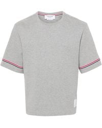 Thom Browne - Rwb Stripe T-Shirt - Lyst