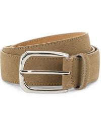 BOGGI - Suede Leather Belt - Lyst