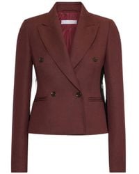 Max Mara - Double-Breasted Peaked-Lapel Jacket - Lyst