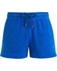 Vilebrequin - Pantalones cortos de deporte Terry con cordones - Lyst