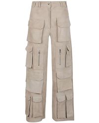 FERMAS - Cargo Broek Met Riemlussen - Lyst