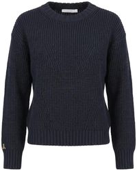 Patrizia Pepe - Ribbed-Knit Wool Sweater - Lyst