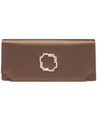Malone Souliers - Embellished Vivien Satin Clutch Bag - Lyst