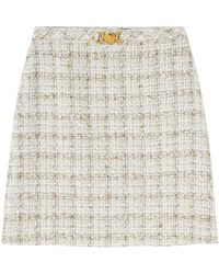 Versace - Cotton Mini Skirt - Lyst