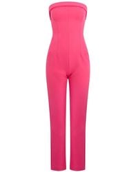Philosophy Di Lorenzo Serafini - Strapless Panelled Jumpsuit - Lyst