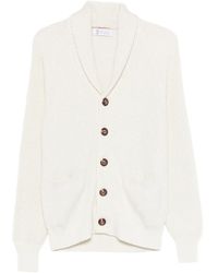 Brunello Cucinelli - English Rib Knit Cardigan - Lyst