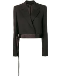 Helmut Lang Blazer corto - Negro