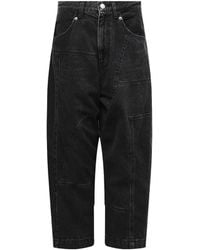 Undercover - Panelled Cropped Jeans - Lyst
