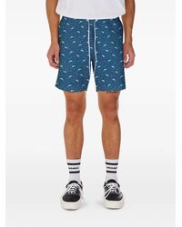 NAHMIAS - Dolphin-Print Swim Trunks - Lyst