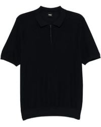 BOSS - Zip-Fastening Polo Shirt - Lyst