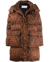 Calvin Klein Parka mit Print - Braun