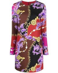 Versace - Mini-jurk Met Grafische Print - Lyst