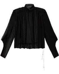Isabel Marant - Oeste Embroidered Plumetis Lace Blouse - Lyst