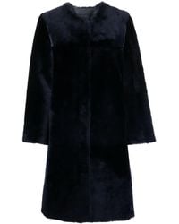 Liska - Reversible Leather Shearling Coat - Lyst