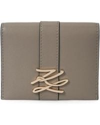 KARL LAGERFELD - K/Autograph Bi-Fold Cardholder - Lyst