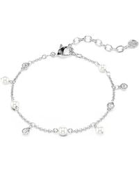 Swarovski - Bracciale Con Cristalli E Perle - Lyst