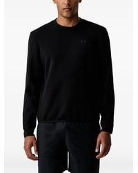 Under Armour - Unstoppable Logo-Print Long-Sleeved Fleece T-Shirt - Lyst