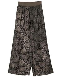 Uma Wang - Pansy Floral-Print Trousers - Lyst