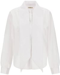 Herno - Camicia Con Fiocco - Lyst