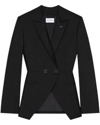 Givenchy - Blazer De Lana Con Doble Botonadura - Lyst
