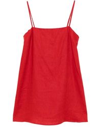 Reformation - Aubree Linen Dress - Lyst