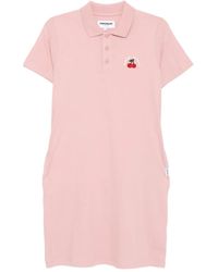 Chocoolate - Vestido estilo polo con logo bordado - Lyst
