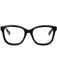 Gucci - Brille Mit Eckigem Gestell - Lyst