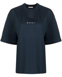 Marni - Logo-print Short-sleeve T-shirt - Lyst
