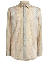 Etro - Roma Paisley-Print Cotton Shirt - Lyst
