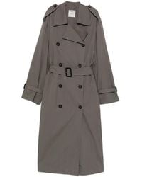 TOTEME - Trench Ceinturé À Boutonnière Croisée Crisp - Lyst