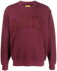 Market - Logo-Embroidered Sweatshirt - Lyst