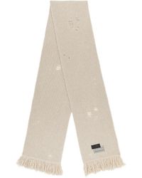 MM6 by Maison Martin Margiela - Sjaal Met Franje Afwerking - Lyst