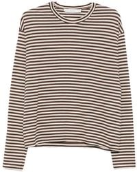 Tela - Striped Long-Sleeve T-Shirt - Lyst