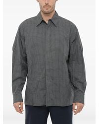 Adererror - Checked Long-Sleeve Cotton Shirt - Lyst
