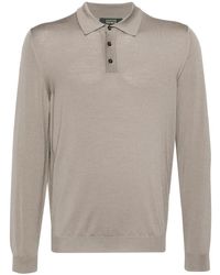 Zanone - Fine-Knit Polo Shirt - Lyst