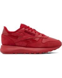 Reebok - レザー スエードパネル スニーカー - Lyst