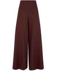 Roberto Cavalli - Wool Palazzo Pants - Lyst