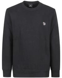 Paul Smith - Cotton Embroidered Zebra-Logo Sweatshirt - Lyst